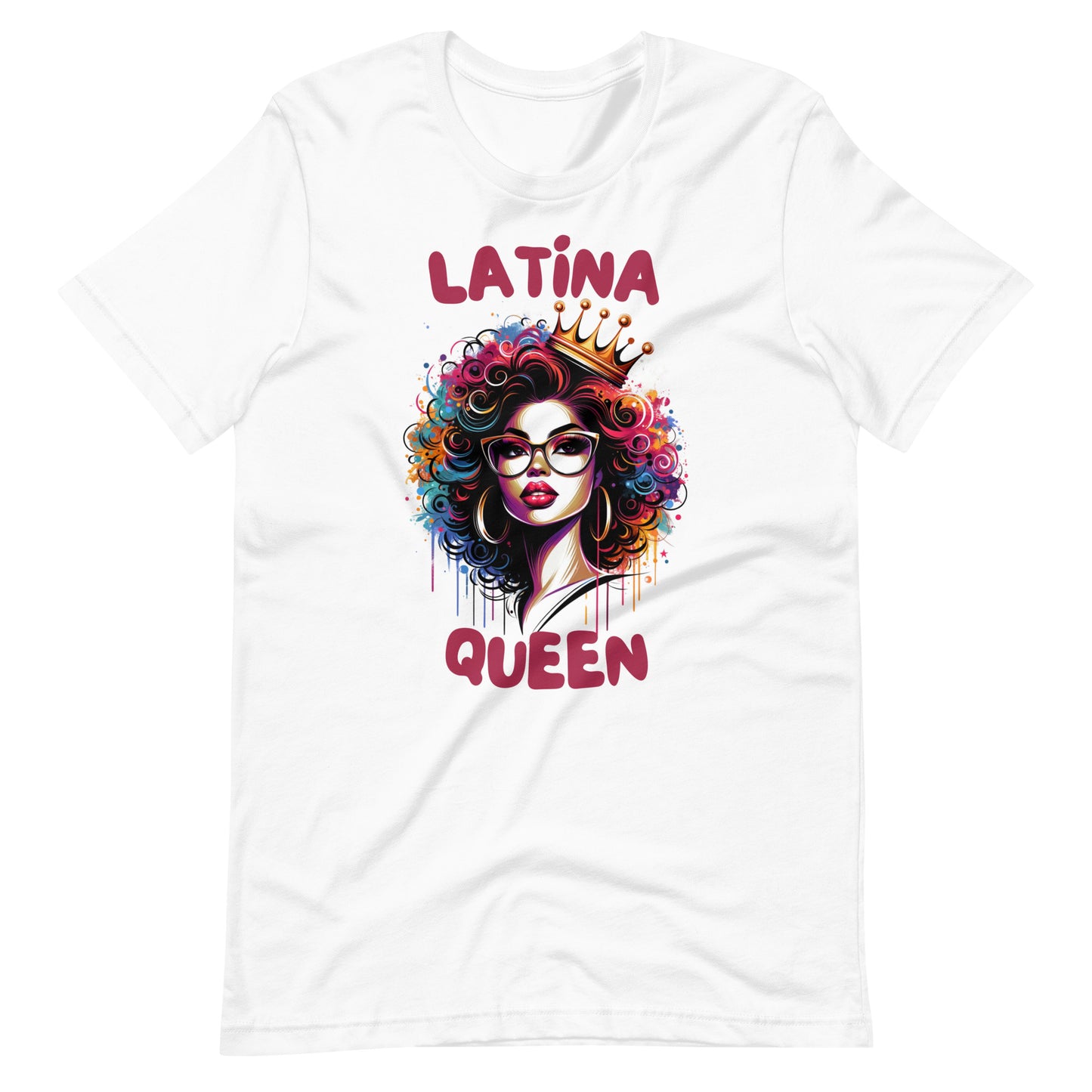 Latina Queen Splash Art T-Shirt
