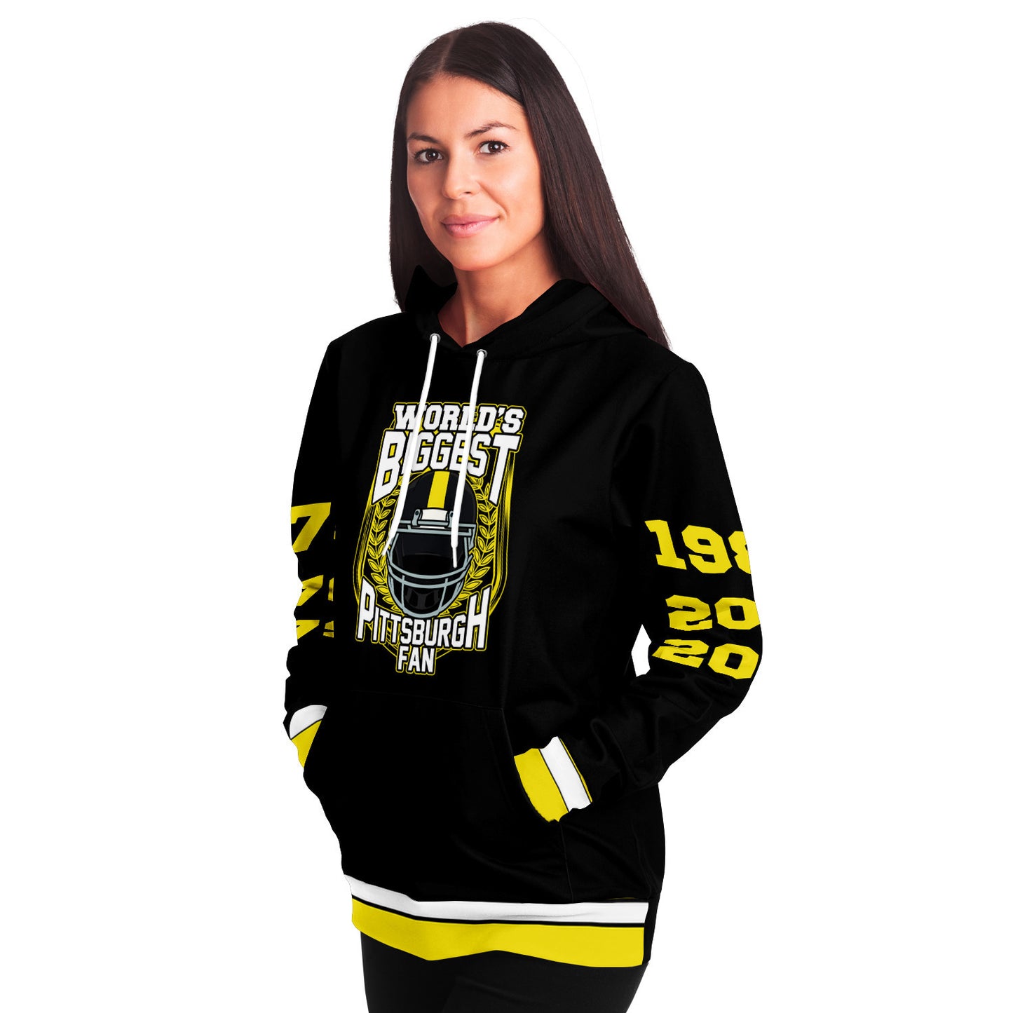 World's Biggest Pittsburgh Fan Championship Years Hoodie