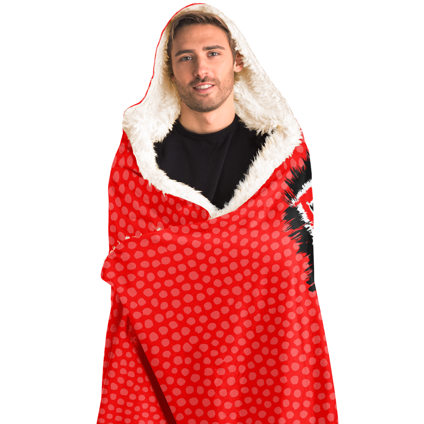 Believe in Ohio "All Over Print" Hooded Blanket