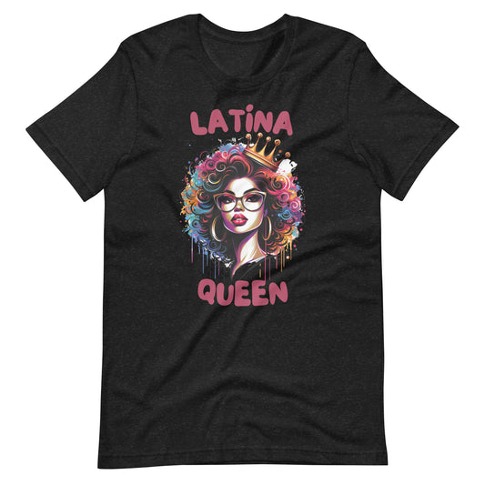 Latina Queen Splash Art T-Shirt