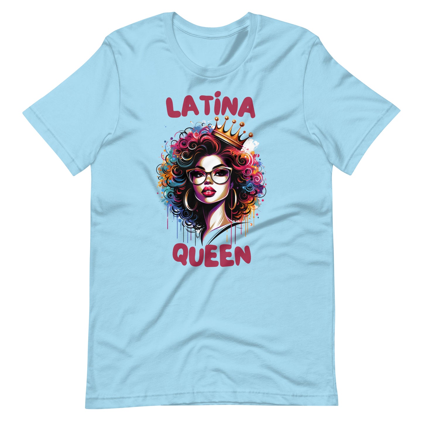 Latina Queen Splash Art T-Shirt
