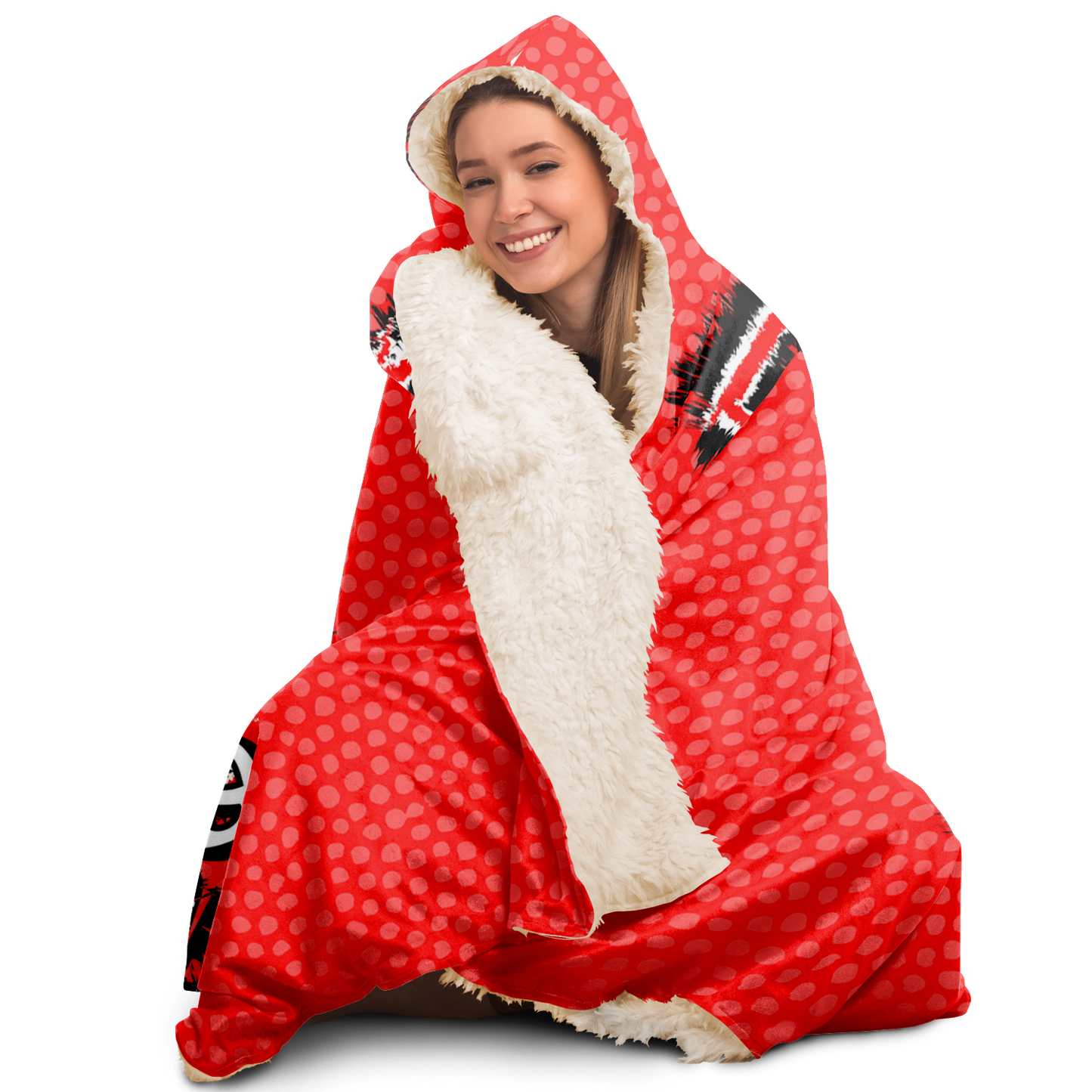 Believe in Ohio "All Over Print" Hooded Blanket