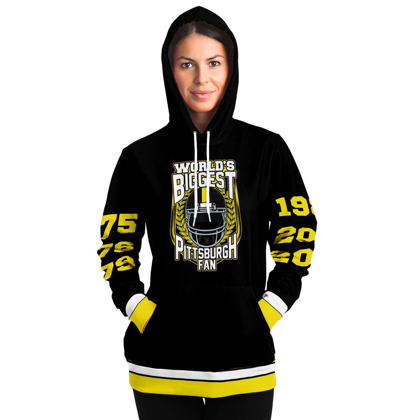 World's Biggest Pittsburgh Fan Championship Years Hoodie