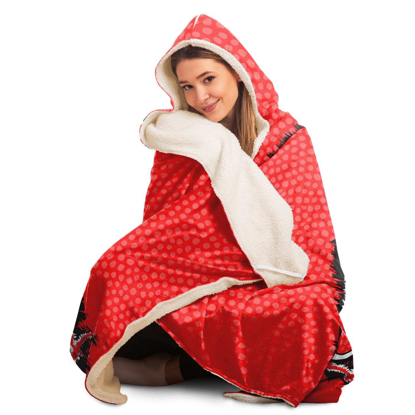 Believe in Ohio "All Over Print" Hooded Blanket