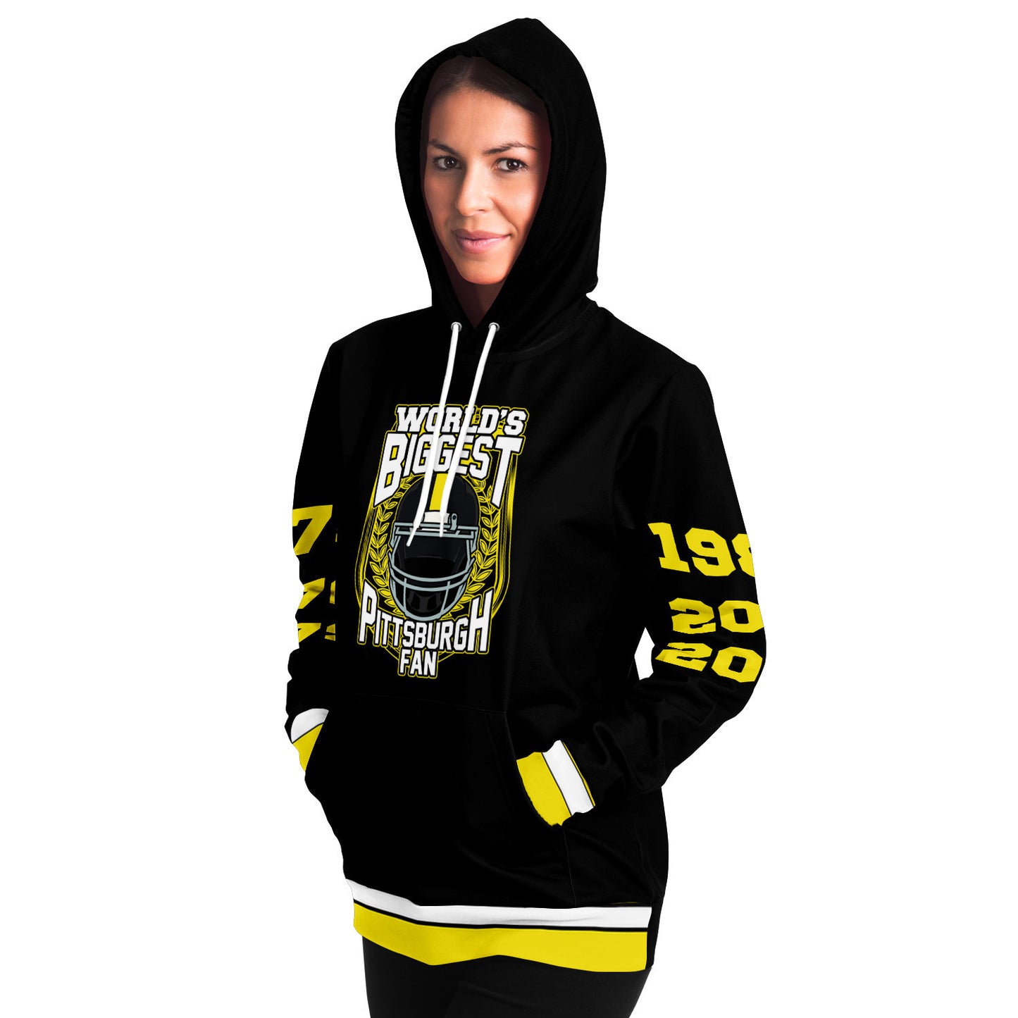 World's Biggest Pittsburgh Fan Championship Years Hoodie