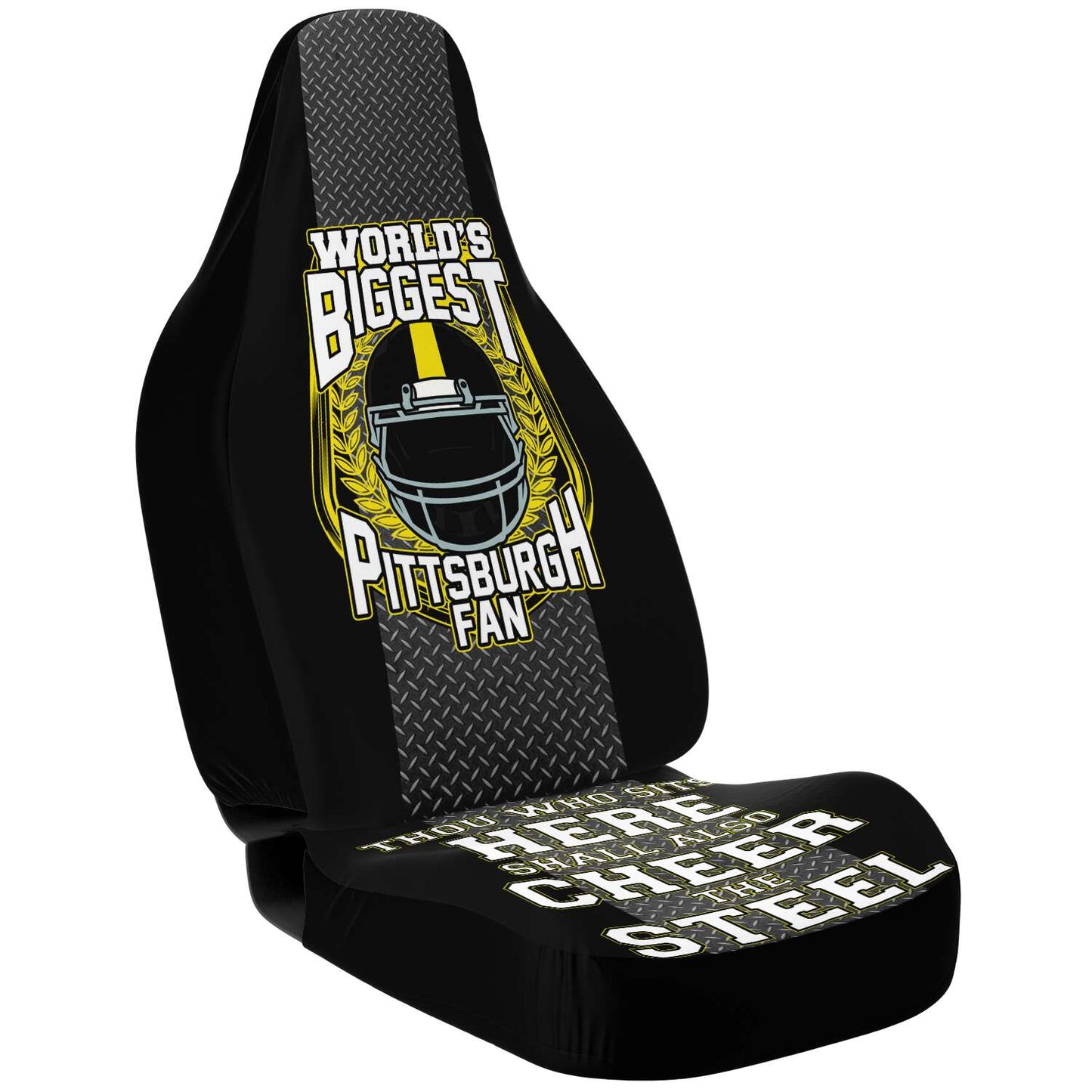 Worlds Biggest Pittsburgh Fan Car Seat Cover