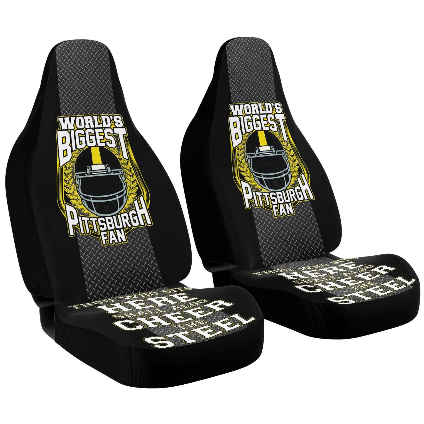 Worlds Biggest Pittsburgh Fan Car Seat Cover
